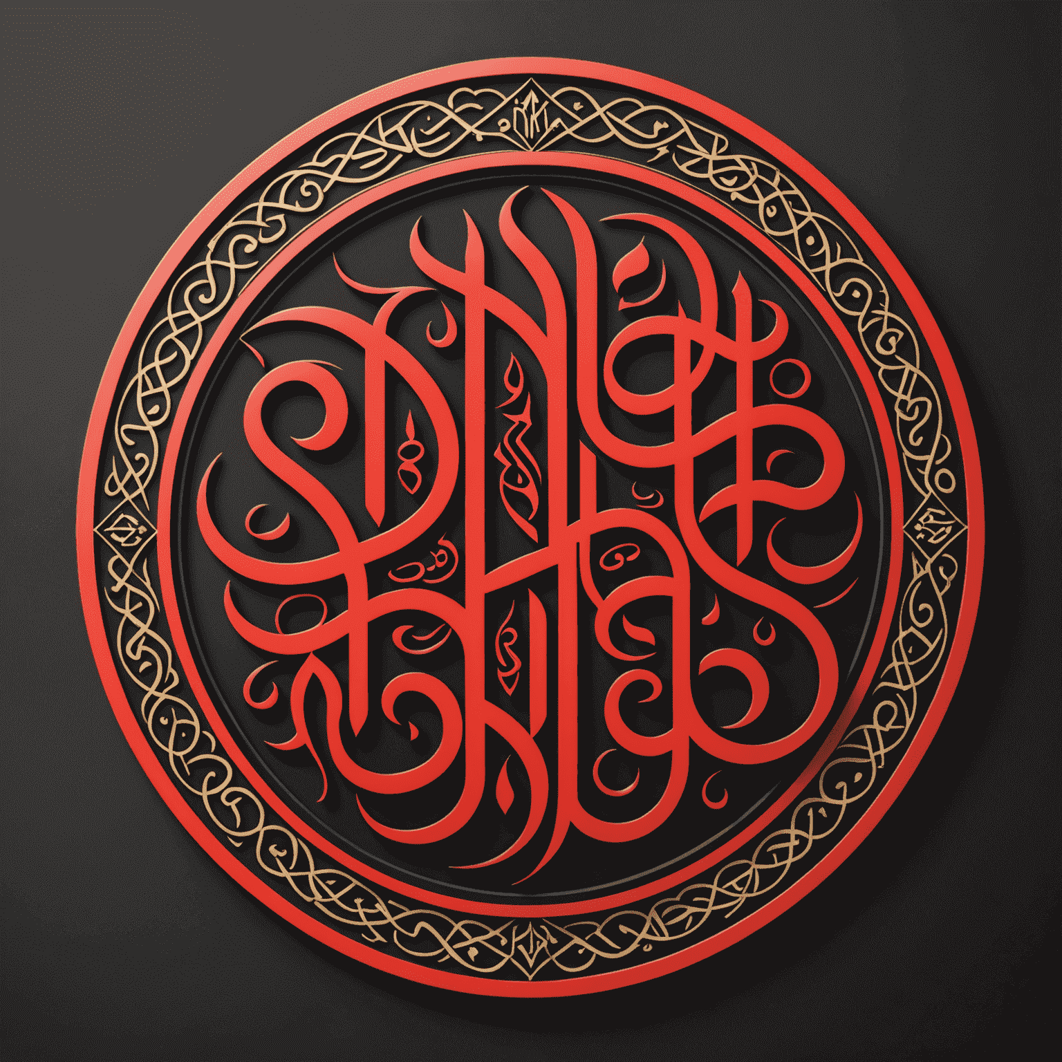 Shahid MBC Logo featuring stylized Arabic calligraphy in red and black