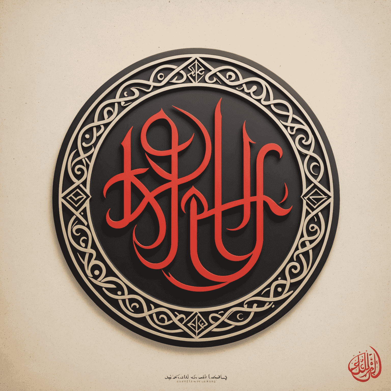 Shahid MBC Logo featuring stylized Arabic calligraphy in red and black