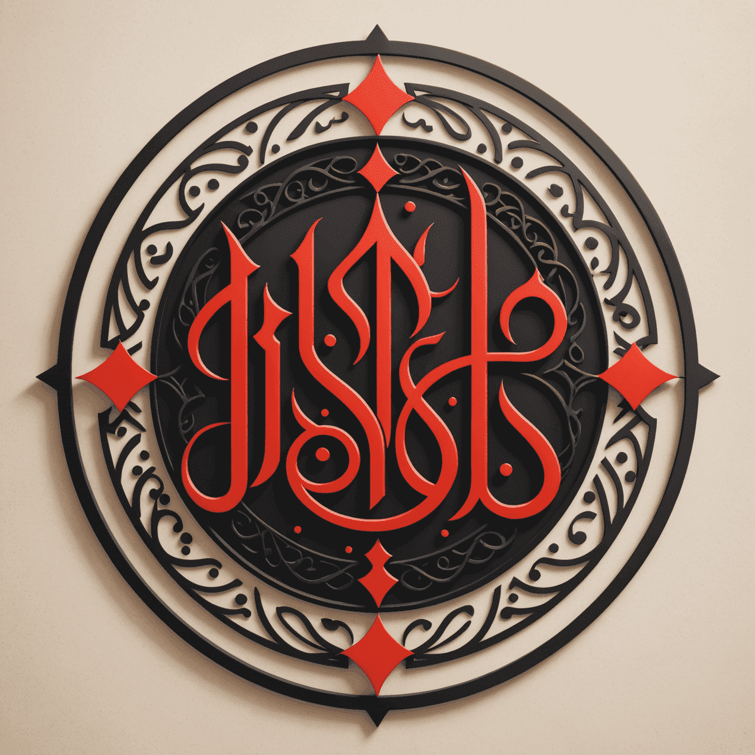 Shahid MBC Logo featuring stylized Arabic calligraphy in red and black