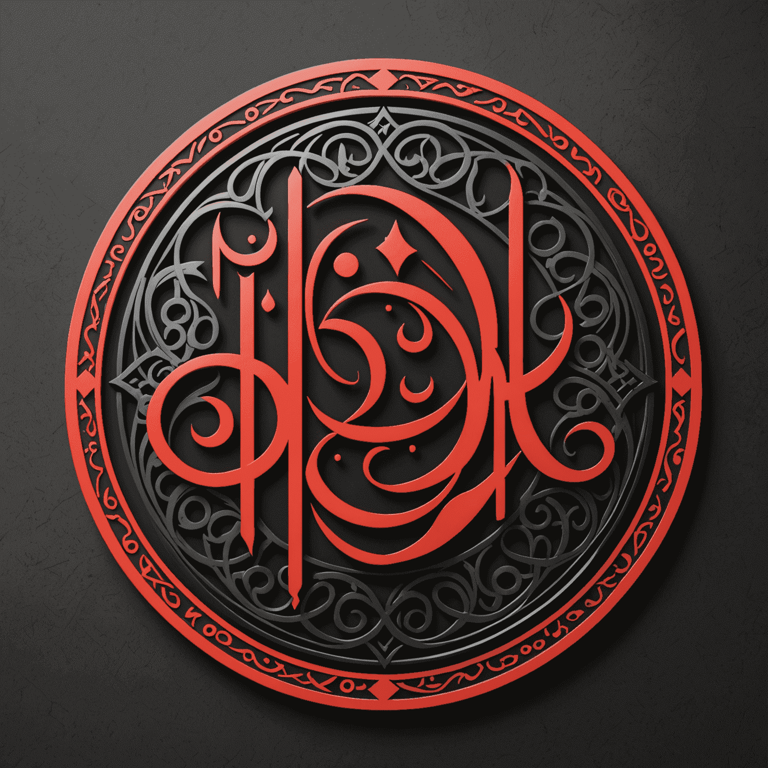Shahid MBC Logo featuring stylized Arabic calligraphy in red and black