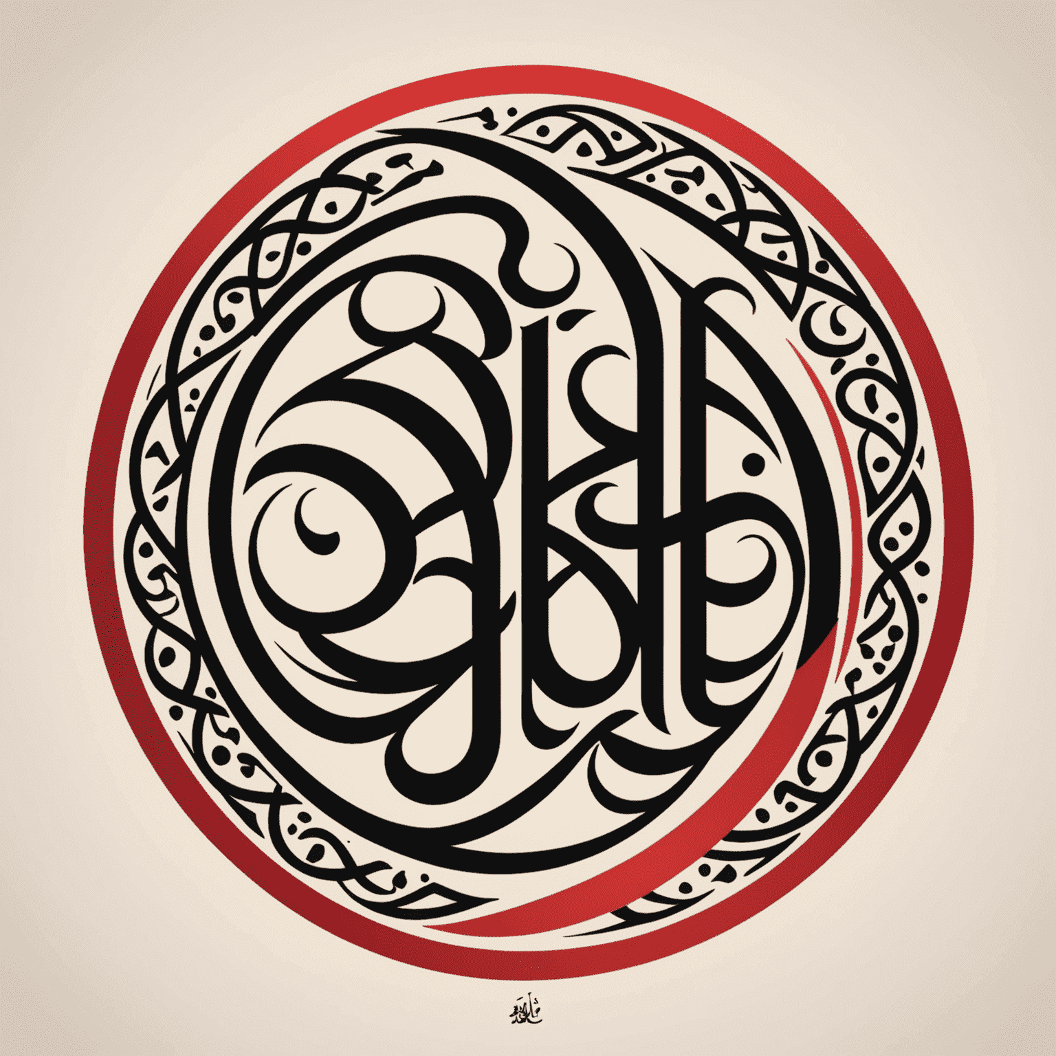 Shahid MBC Logo featuring stylized Arabic calligraphy in red and black